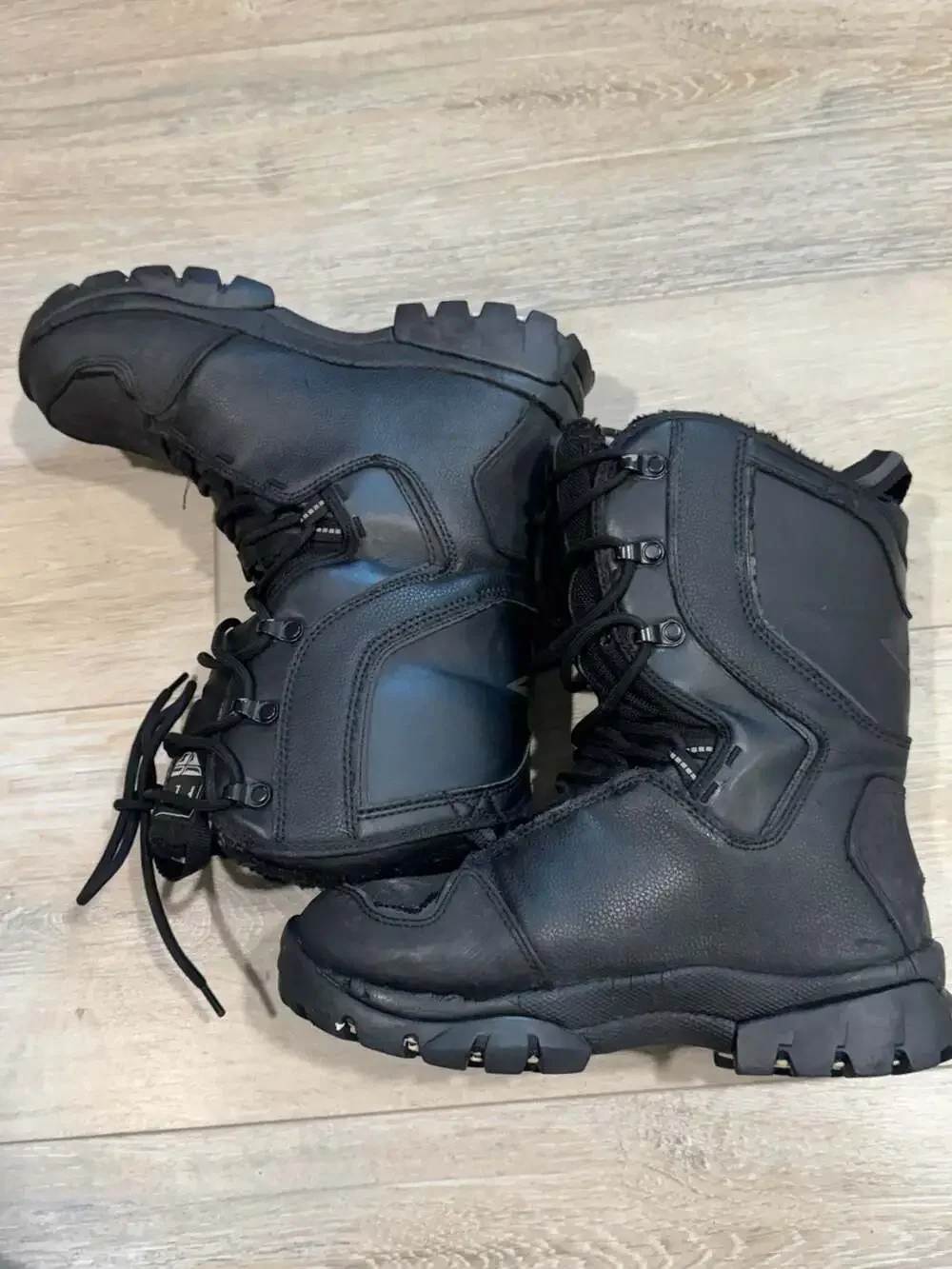 Fly Racing Men’s Size 7 Black Snowmobile Boots Winter Moto Riding Insulated